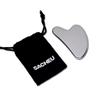 ✨ SACHEU Stainless Steel Gua Sha — New in Box